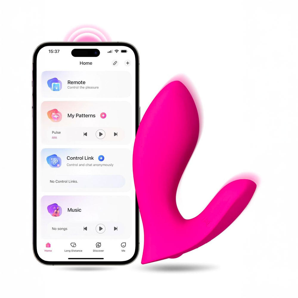 Vibromasseur de culotte va-et-vient Flexer Lovense